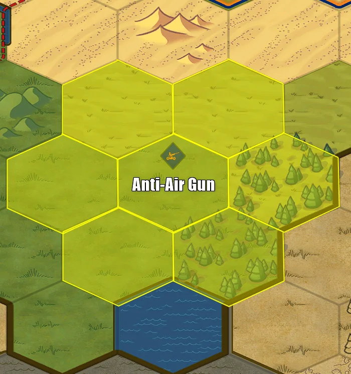 Anti-Air Interception Range